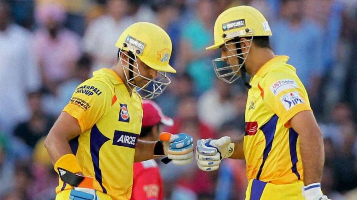 Suresh Raina With Ms Dhoni For Chennai Super Kings Pti 1515672294