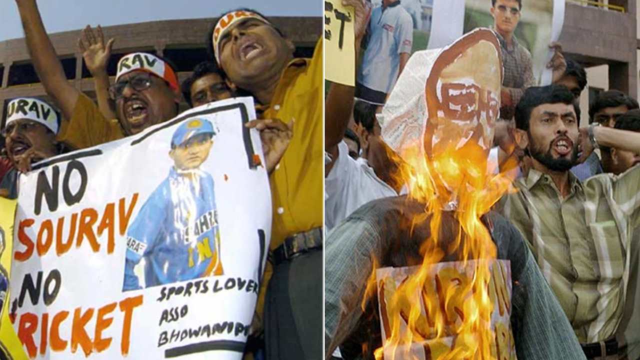 Ganguly Dropped Protest
