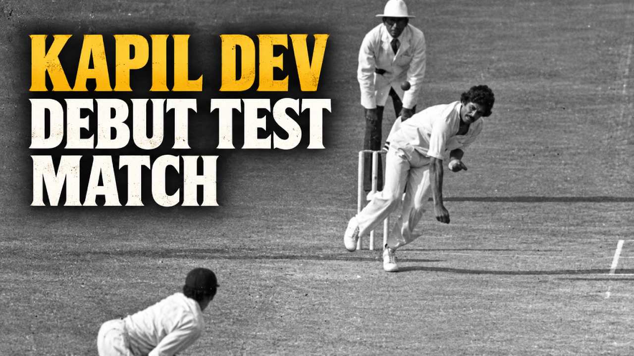 Kapil Dev Debut Test Match