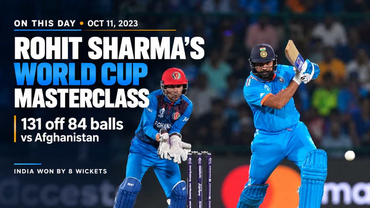 Rohit Sharma 131 Runs And A World Cup Record